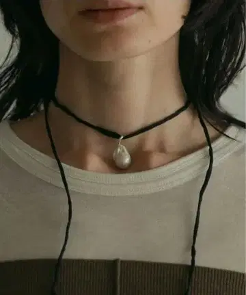 [ anuke ] Silkcord x Parl Necklace