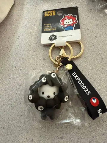 산리오 포차코 블랙 미야쿠미야쿠 키링 만박 한정품 미사용 새상품