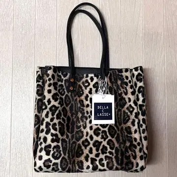 DELLA CLASSE 레오파드 무늬 토트백