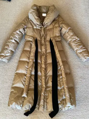 irma  다운 코트 고급 고급 롱 코트 아름다운 실루엣