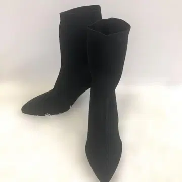 블랙 스틸레토 숏부츠