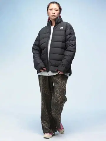 THE NORTH FACE 블랙 다운 자켓 M