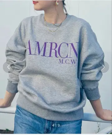 Americana MICA&DEAL 그레이 맨투맨