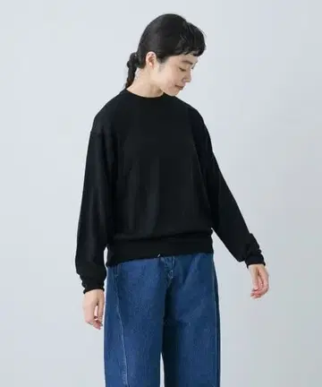 카구레 울 하이 게이지 크루 니트