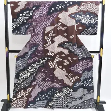 ME146 호몬기 기장 163cm 시보리 염색 일본제