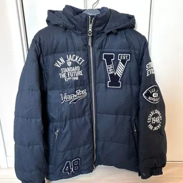 반 자켓 네이비 다운 자켓 48