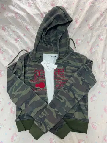 aeae 카모 패턴 후드 부착 후드티 S 사이즈