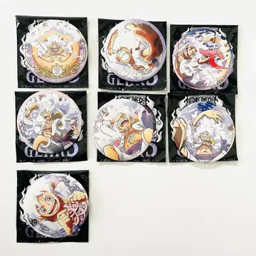 원피스 루피 굿즈 캔뱃지 GEAR5 니카 7종 세트