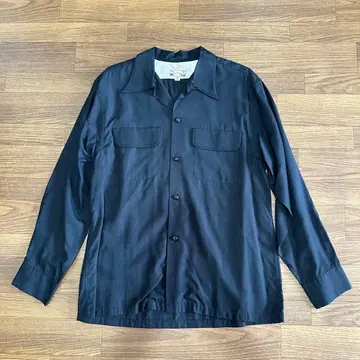 [ Dry Bones ] 오픈 셔츠 블랙 사이즈 38