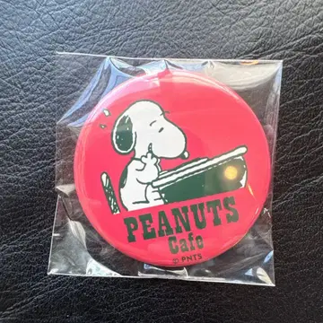[ 미개봉 새상품 ] 한정판 캔뱃지 스누피 피넛 카페