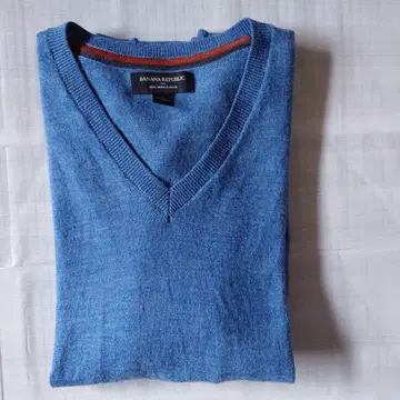 BANANA REPUBLIC 바나나리퍼블릭 V넥 스웨터 블루