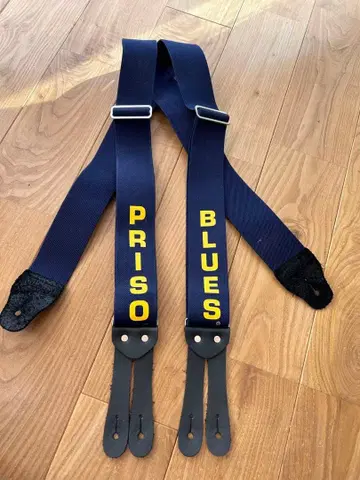 PRISO BLUES 서스펜더 네이비