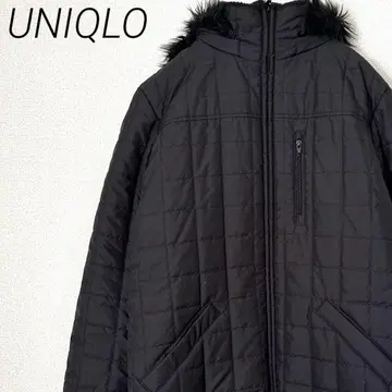 UNIQLO 다운 자켓 탈부착 후드 퍼 달린 포켓 달린 심플