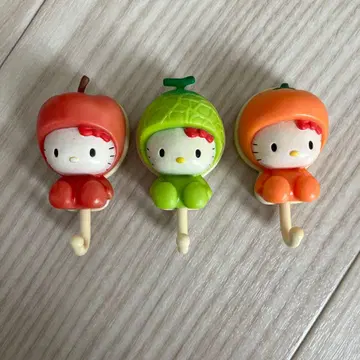 헬로키티 후르츠 후크 3개 세트