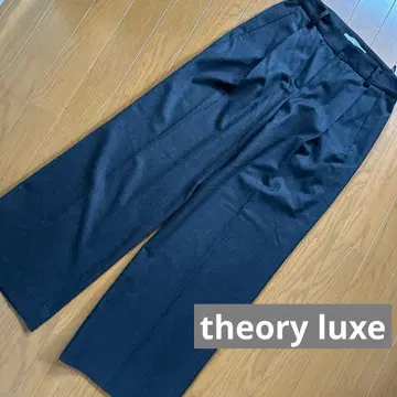 띠어리 럭스 theory luxe 그레이 와이드 팬츠 34 M 새상품급