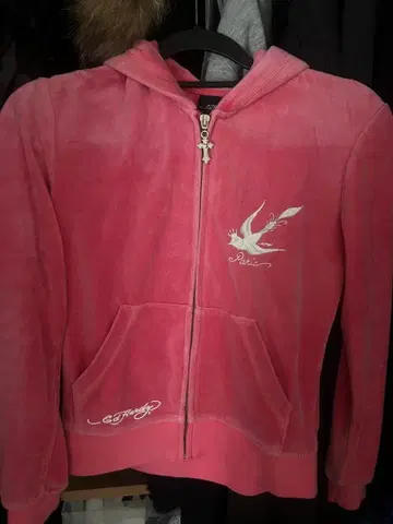 Ed Hardy 지퍼 후드티