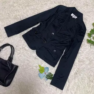 컨디션 최상 소니아 리키엘 테일러드 자켓 블랙 총 탈착 38 M