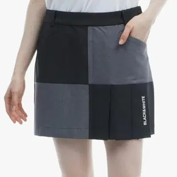 블랙 앤 화이트 BLACK&WHITE 골프웨어 스커트 M