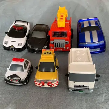 풀백카 5대 프릭션카 2대 총 7대 미니카 세트