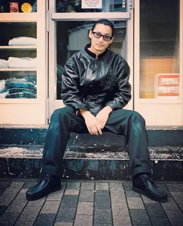 노무라 슈헤이 착용 sams 가죽 자켓