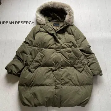 URBANRESERCH 오버 사이즈 다운 카키 F