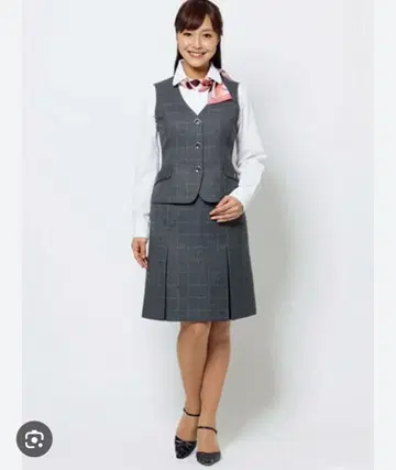 사무복 베스트 스커트 세트 본맥스 9호