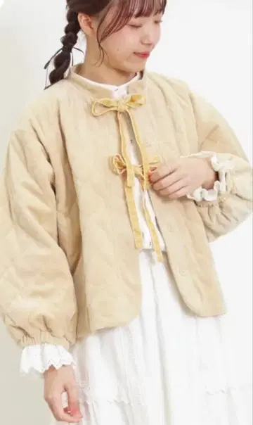 사만사 모스모스 벨로아 충전솜 퀼트 자켓