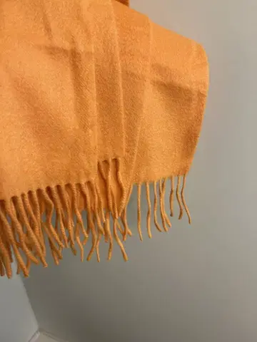 오렌지 캐시미어 머플러