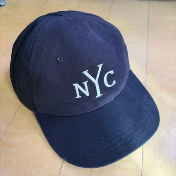 NYC 자수 야구 모자 블랙 US제