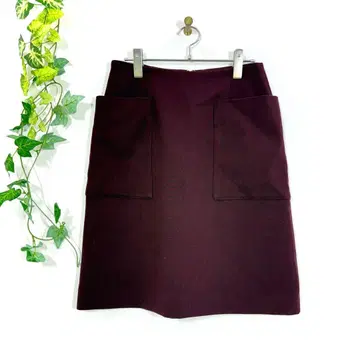 에프 바이 로쏘 어반 리서치 A라인 스커트 (M) 보르도 타이트