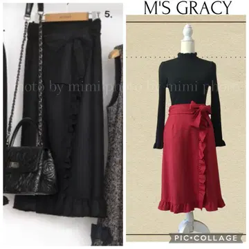 M'S GRACY*WEB 게재*프릴 리본 스커트