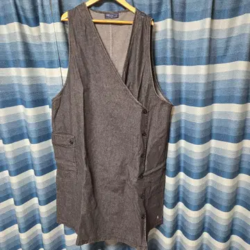 다크 그레이 오버롤 스커트