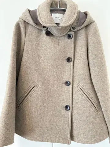 URBAN RESEARCH DOORS 후드 부착 코트 베이지 36