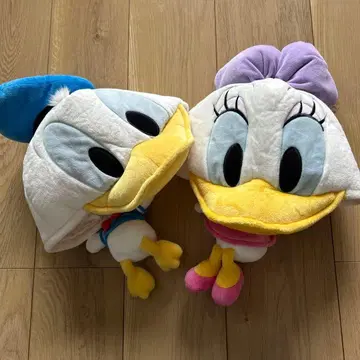 도널드 덕 데이지 덕 봉제 인형 모자