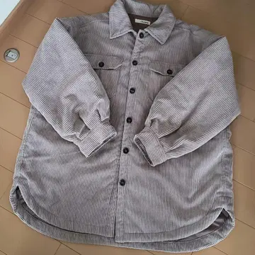 여성용 코듀로이 셔츠 자켓 아우터 L 사이즈