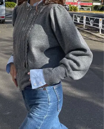 Bibiy SUSIE 셔츠 니트 그레이