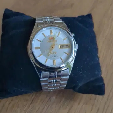 ORIENT FR123 자동 와인딩 손목시계 실버 쓰리스타