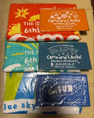 샤니마스 라이브 굿즈 타월+티켓 케이스 묶음 판매