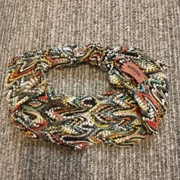 MISSONI 헤어밴드 다색 뜨개질