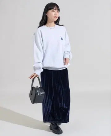 FREAK'S STORE 스커트 스트라이프 벨로아 스커트