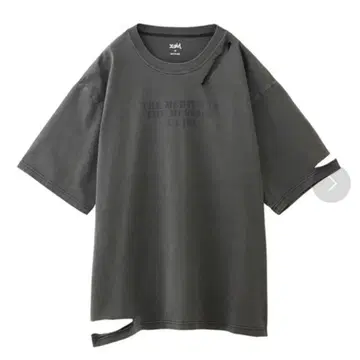 X-girl FADED DISTRESSED 티셔츠 블랙