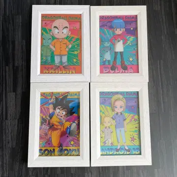 드래곤볼 다이마 메타포스 액자 프레임 포함 4종