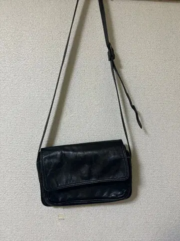 [ EURO ] 블랙 가죽 숄더백 made in Italy