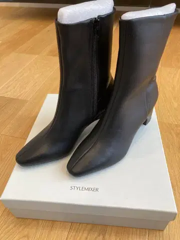 STYLEMIXER 커브 힐 미들 부츠 블랙 사이즈 L