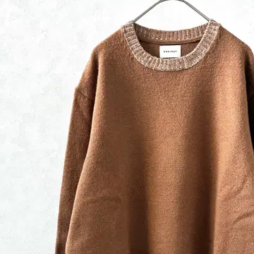 [ 새상품급 ] SSEINSE 니트 스웨터 긴팔 크루넥 심플 루즈핏