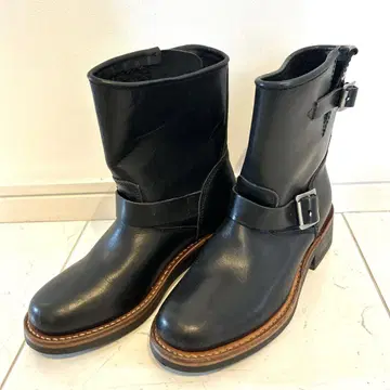 워커 WALKER 엔지니어 부츠 블랙 빈티지 23.5cm