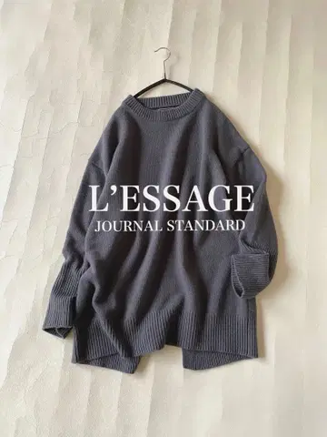JOURNAL STANDARD L'ESSAGE 캐시미어 혼방 크루넥 니트