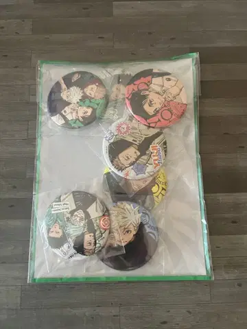 주술회전 캐릭터 캔뱃지 GIGA SUMMER 한정 세트