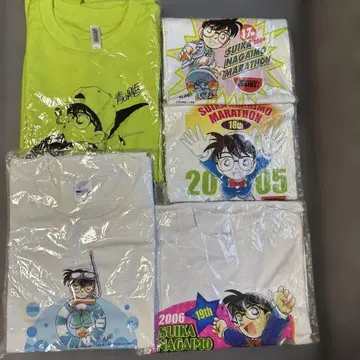 코난 수박장마라톤 T셔츠 5장 (L 사이즈)