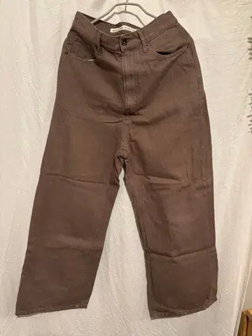 miko and - JEANS 브라운 데님